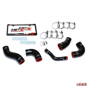 HPS Black Silicone OEM Replacement Intercooler Turbo Hose Kit Hyundai Sonata 2011-2014 - Image 3