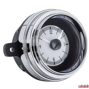 Dakota Digital Red Display Silver Alloy Style Face Analog Clock for 1949-1950 Ford Car - Image 2