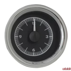 Dakota Digital Analog Clock Red Display Black Alloy Face for 1958-1962 Chevrolet Corvette - Image 1
