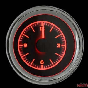 Dakota Digital Analog Clock Red Display Black Alloy Face for 1958-1962 Chevrolet Corvette - Image 2