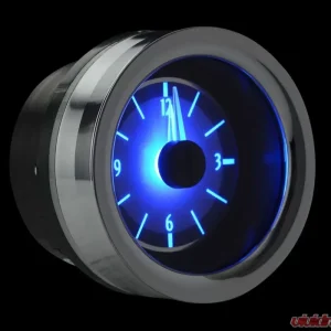 Dakota Digital Blue Display Silver Alloy Analog Clock for 1958-1962 Chevrolet Corvette - Image 2