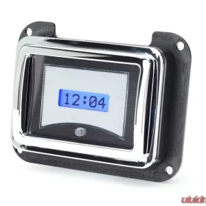 Dakota Digital VLK-40F-S-B Blue Display Silver Alloy Digital Clock for 1940 Ford Car - Image 2