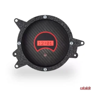 Dakota Digital Red Display Carbon Fiber Style Digital Clock for 1969-1970 Ford Mustang - Image 1