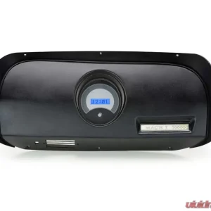 Dakota Digital Blue Display Silver Alloy Digital Clock for 1969-1970 Ford Mustang VLK-69F-MUS-S-B - Image 2