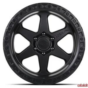 Lock Off-Road Olympus Wheel 17x9 6x135 -35mm Matte Black w/ Matte Black Ring - Image 2