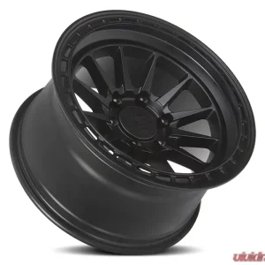 Lock Off-Road Baja Wheel 17x9 6x135 0mm Matte Black w/ Matte Black Ring - Image 3