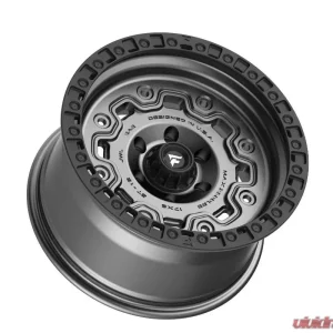 Fittipladi Terra Series FT100 Wheel 17x9 5x127 | 5x5 -12mm Satin Anthracite w/ Black Ring - Image 2