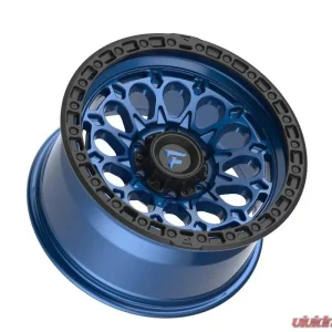 Fittipladi Terra Series FT101 Wheel 17x9 5x127 | 5x5 -12mm Gloss Blue w/ Black Ring - Image 2