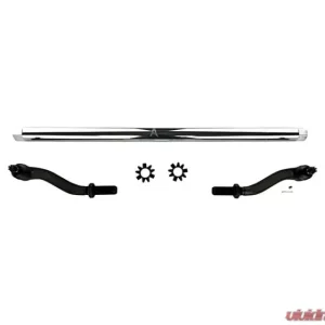 Apex Chassis 2.5 Ton Heavy Duty Tie Rod Assembly Polished Aluminum Jeep Wrangler JK | JKU Rubicon Sahara Sport 2007-2018 - Image 1