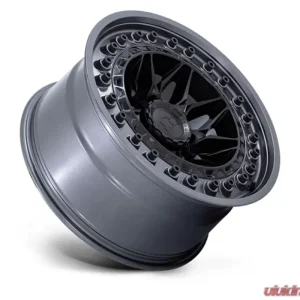 Black Rhino Alpha Wheel 17x9 5x127 | 5x5 -12mm Matte Black w/Gunmetal Lip - Image 3