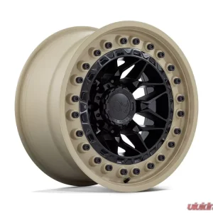 Black Rhino Alpha Wheel 17x9 6x139.7 -12mm Matte Black w/Sand Lip - Image 1