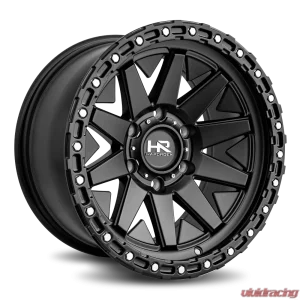 Hardrock Offroad H106 Aluminum Wheel 17x9 5x127 | 5x5 -12 78.1 Matte Black-Black B/L - Image 2