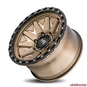 Hardrock Offroad H106 Aluminum Wheel 17x9 5x127 | 5x5 -12 78.1 Matte Bronze-Black B/L - Image 4