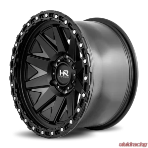 Hardrock Offroad H106 Aluminum Wheel 17x9 6x139.7 -12 108 Matte Black-Black B/L - Image 3