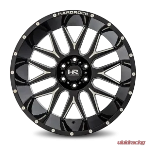 Hardrock Offroad Affliction XPosed Aluminum Wheel 22x12 6x135 -44 87.1 Gloss Black Milled - Image 1