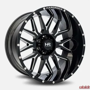Hardrock Offroad Affliction XPosed Aluminum Wheel 22x12 8x180 -44 124.3 Gloss Black Milled - Image 1