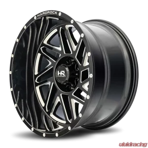 Hardrock Offroad Bones XPosed Aluminum Wheel 24x14 6x135 -76 87.1 Gloss Black Milled - Image 3