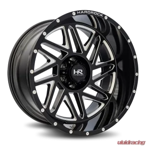 Hardrock Offroad Bones XPosed Aluminum Wheel 24x14 8x180 -76 124.3 Gloss Black Milled - Image 2
