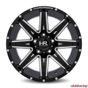 Hardrock Offroad Painkiller XPosed Aluminum Wheel 20x10 6x135 -19 87.1 Gloss Black Milled - Image 1