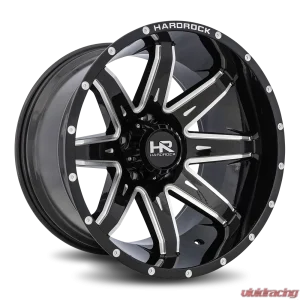 Hardrock Offroad Painkiller XPosed Aluminum Wheel 20x12 5x127 | 5x5 -44 78.1 Gloss Black Milled - Image 2