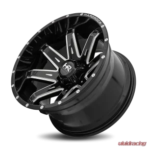 Hardrock Offroad Painkiller XPosed Aluminum Wheel 20x12 8x165.1 -44 125.2 Gloss Black Milled - Image 4