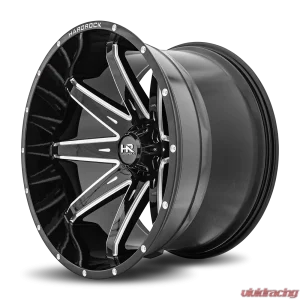 Hardrock Offroad Painkiller XPosed Aluminum Wheel 24x14 6x139.7 -76 108 Gloss Black Milled - Image 3