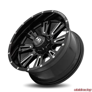 Hardrock Offroad Spine XPosed Aluminum Wheel 20x10 6x135 -19 87.1 Gloss Black Milled - Image 4