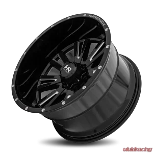 Hardrock Offroad Spine XPosed Aluminum Wheel 20x12 8x165.1 -44 125.2 Gloss Black Milled - Image 4