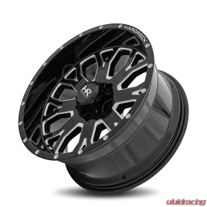 Hardrock Offroad Slammer XPosed Aluminum Wheel 20x10 5x150 -19 110.3 Gloss Black Milled - Image 4