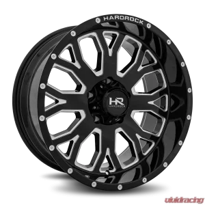 Hardrock Offroad Slammer XPosed Aluminum Wheel 20x10 8x170 -19 125.2 Gloss Black Milled - Image 2