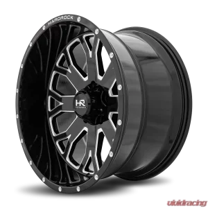 Hardrock Offroad Slammer XPosed Aluminum Wheel 22x12 8x165.1 -44 125.2 Gloss Black Milled - Image 3