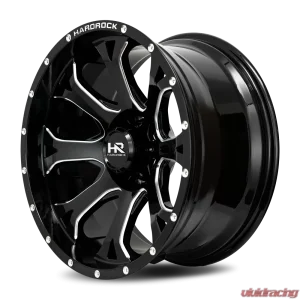 Hardrock Offroad BloodShot Xposed Aluminum Wheel 20x12 6x135 -44 87.1 Gloss Black Milled - Image 3