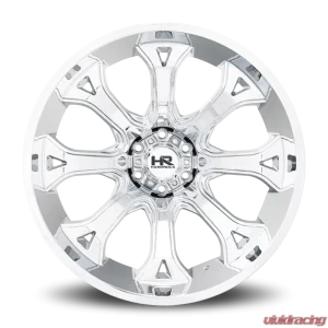 Hardrock Offroad BloodShot Xposed Aluminum Wheel 24x14 6x139.7 -76 108 Chrome - Image 1