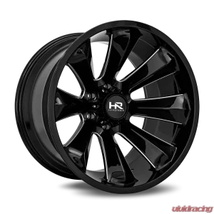 Hardrock Offroad Xplosive Xposed Aluminum Wheel 20x12 5x150 -44 110.3 Gloss Black Milled - Image 2