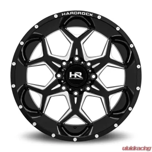 Hardrock Offroad Reckless Xposed Aluminum Wheel 20x10 6x135 -19 87.1 Gloss Black Milled - Image 1