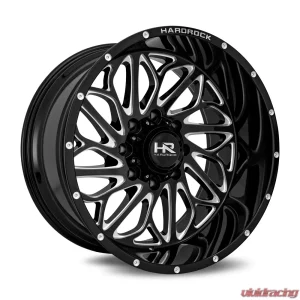 Hardrock Offroad BlackTop Xposed Aluminum Wheel 20x10 6x135 -19 87.1 Gloss Black Milled - Image 2