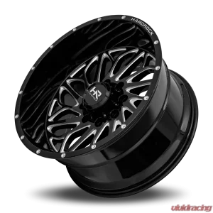 Hardrock Offroad BlackTop Xposed Aluminum Wheel 22x12 6x135 -51 87.1 Gloss Black Milled - Image 4