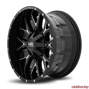 Hardrock Offroad Affliction Aluminum Wheel 20x10 5x127/139.7 -19 87 Gloss Black Milled - Image 3