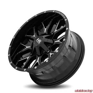 Hardrock Offroad Affliction Aluminum Wheel 20x10 5x127/139.7 -19 87 Gloss Black Milled - Image 4
