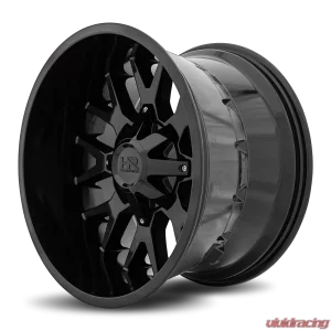 Hardrock Offroad Affliction Aluminum Wheel 20x12 5x150 | 5x139.7 | 5x5.5 -44 110.3 Gloss Black - Image 3