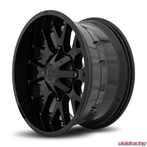 Hardrock Offroad Affliction Aluminum Wheel 20x9 5x127/139.7 0 87 Gloss Black - Image 3
