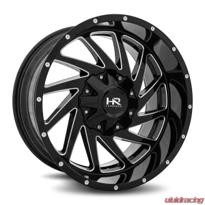 Hardrock Offroad Crusher Aluminum Wheel 20x10 6x135/139.7 -19 108 Gloss Black Milled - Image 2