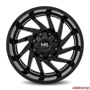 Hardrock Offroad Crusher Aluminum Wheel 20x10 5x127/139.7 -19 87 Gloss Black - Image 1