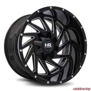 Hardrock Offroad Crusher Aluminum Wheel 20x12 6x135/139.7 -44 108 Gloss Black Milled - Image 2