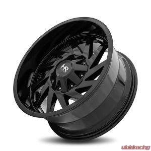 Hardrock Offroad Crusher Aluminum Wheel 20x9 8x170 0 125.2 Gloss Black - Image 4