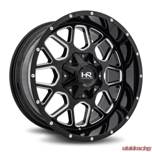 Hardrock Offroad Gunner Aluminum Wheel 20x10 5x127/139.7 -19 87 Gloss Black Milled - Image 2
