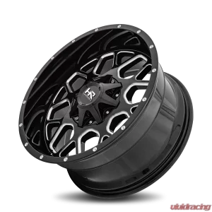 Hardrock Offroad Gunner Aluminum Wheel 20x10 5x150 | 5x139.7 | 5x5.5 -19 110.3 Gloss Black Milled - Image 4