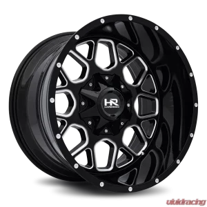 Hardrock Offroad Gunner Aluminum Wheel 20x12 6x135/139.7 -44 108 Gloss Black Milled - Image 2