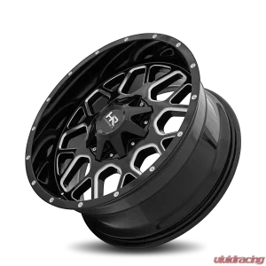 Hardrock Offroad Gunner Aluminum Wheel 20x9 5x150 | 5x139.7 | 5x5.5 0 110.3 Gloss Black Milled - Image 4