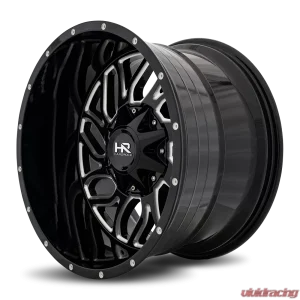 Hardrock Offroad Destroyer Aluminum Wheel 20x12 8x165.1 -51 125.2 Gloss Black Milled - Image 3